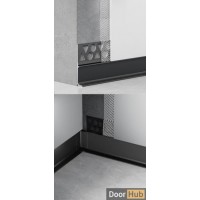 2cm No-Groove Skirting Board | FLL-A-30-A2 Ultra-Slim Plaster-Free Baseboard | DoorHub UAE